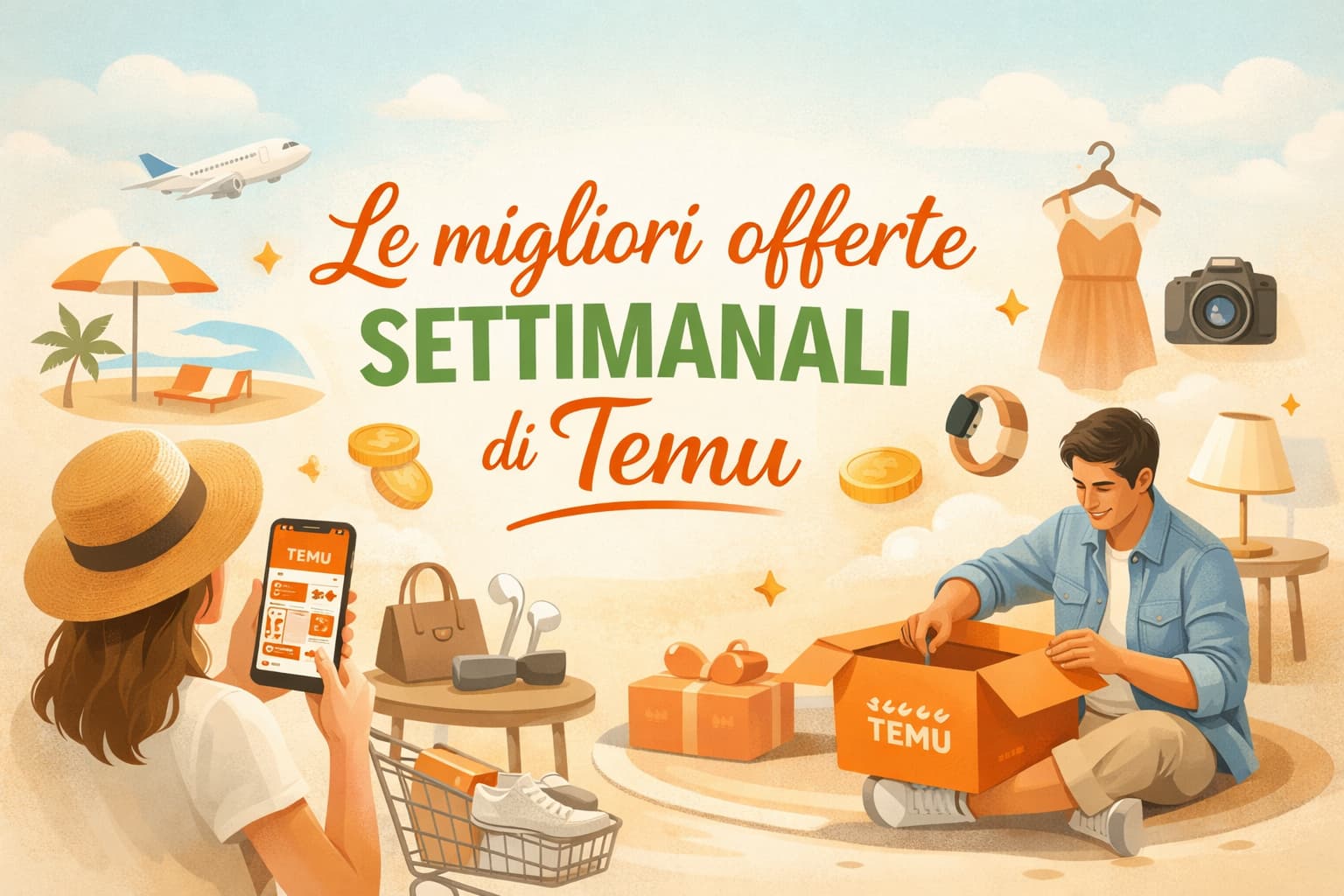 Le migliori offerte settimanali di Temu per risparmiare ogni giorno