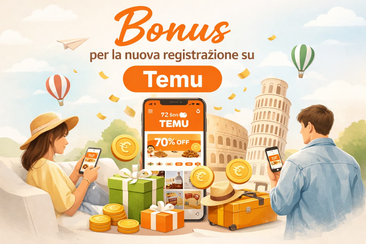 Bonus per la nuova registrazione su Temu: guida completa