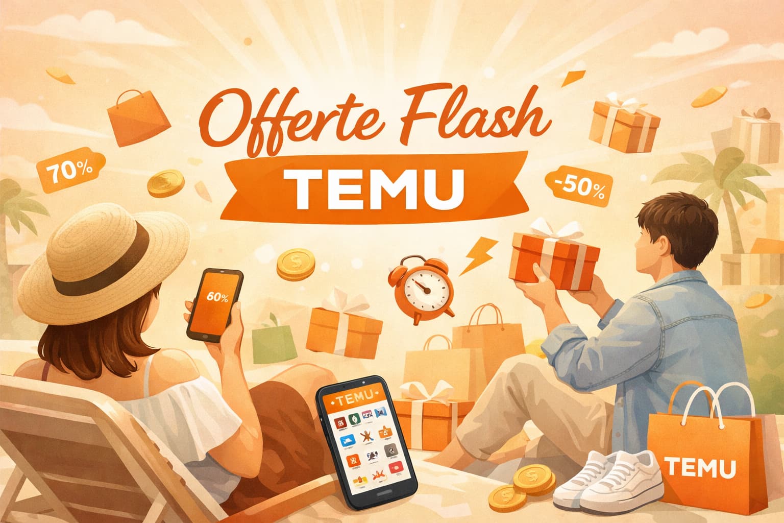 Offerte flash Temu: risparmia ogni giorno con l’app