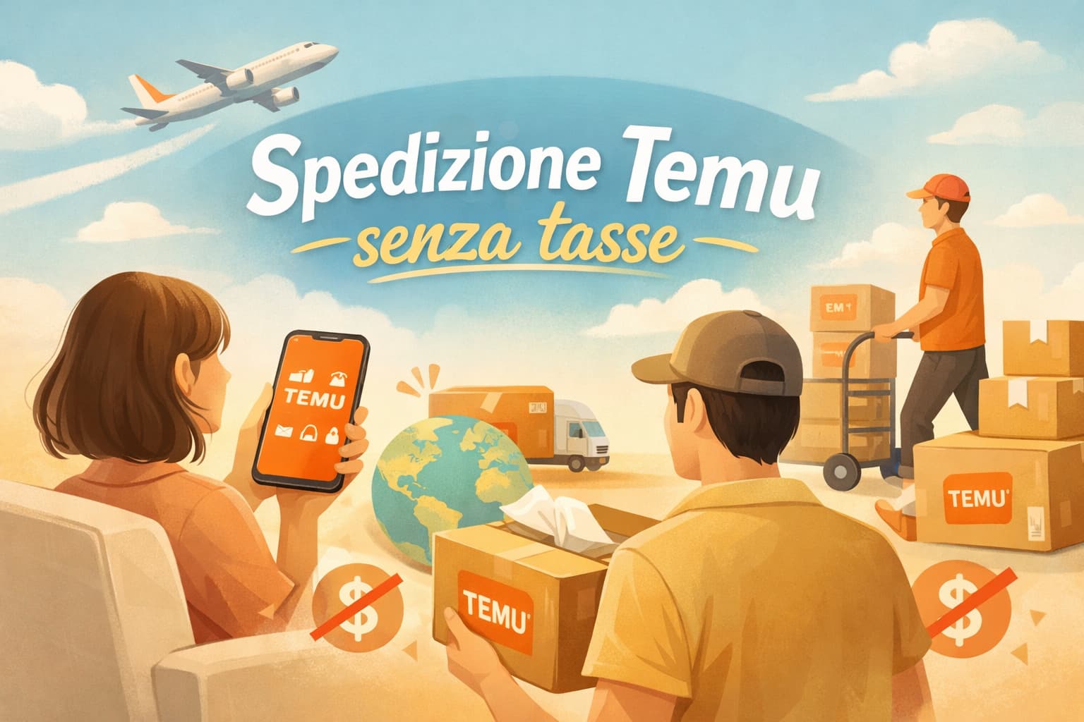 Spedizione Temu senza tasse: guida completa per utenti