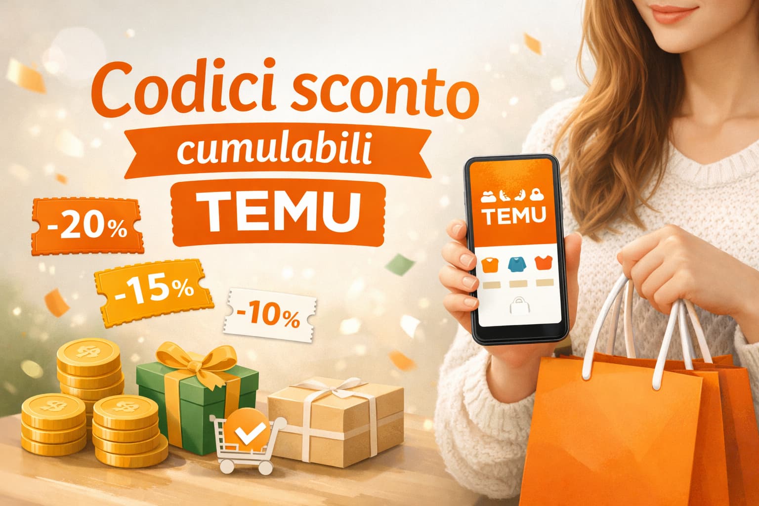 Come usare i Codici sconto cumulabili Temu per risparmiare di più