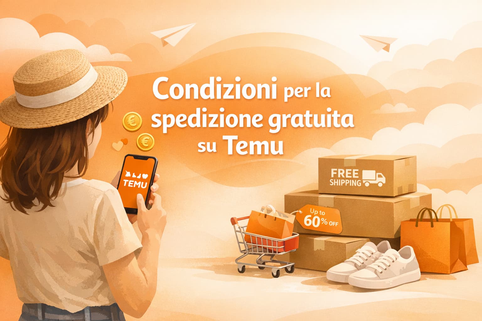 Condizioni per la spedizione gratuita su Temu spiegate