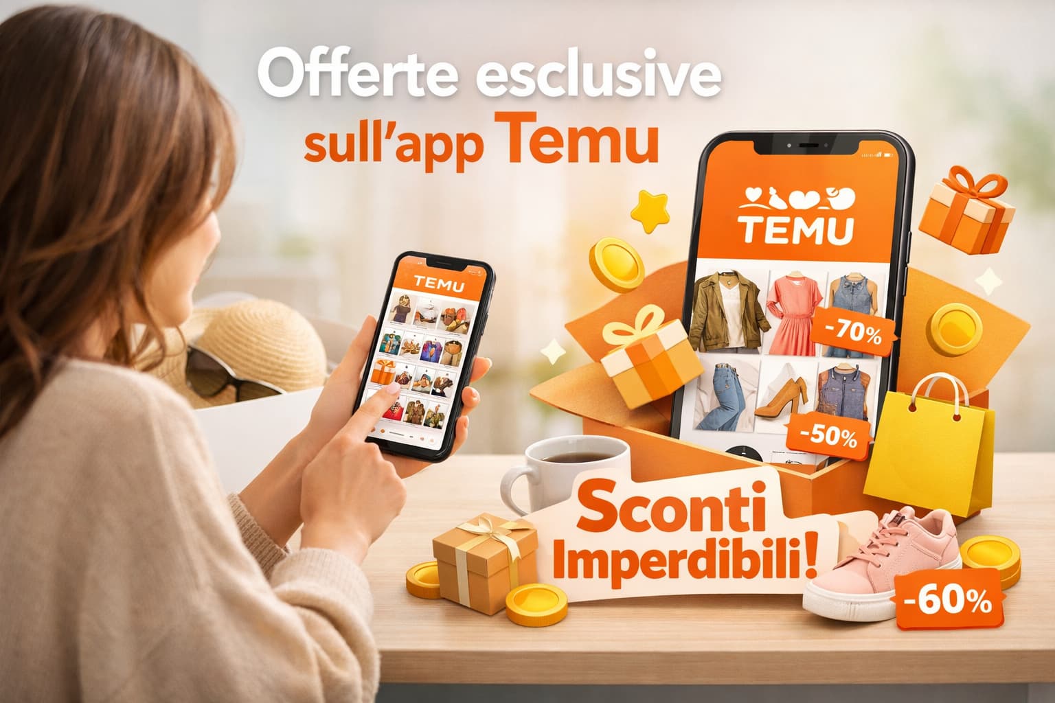 Offerte esclusive sull’app Temu: sconti imperdibili