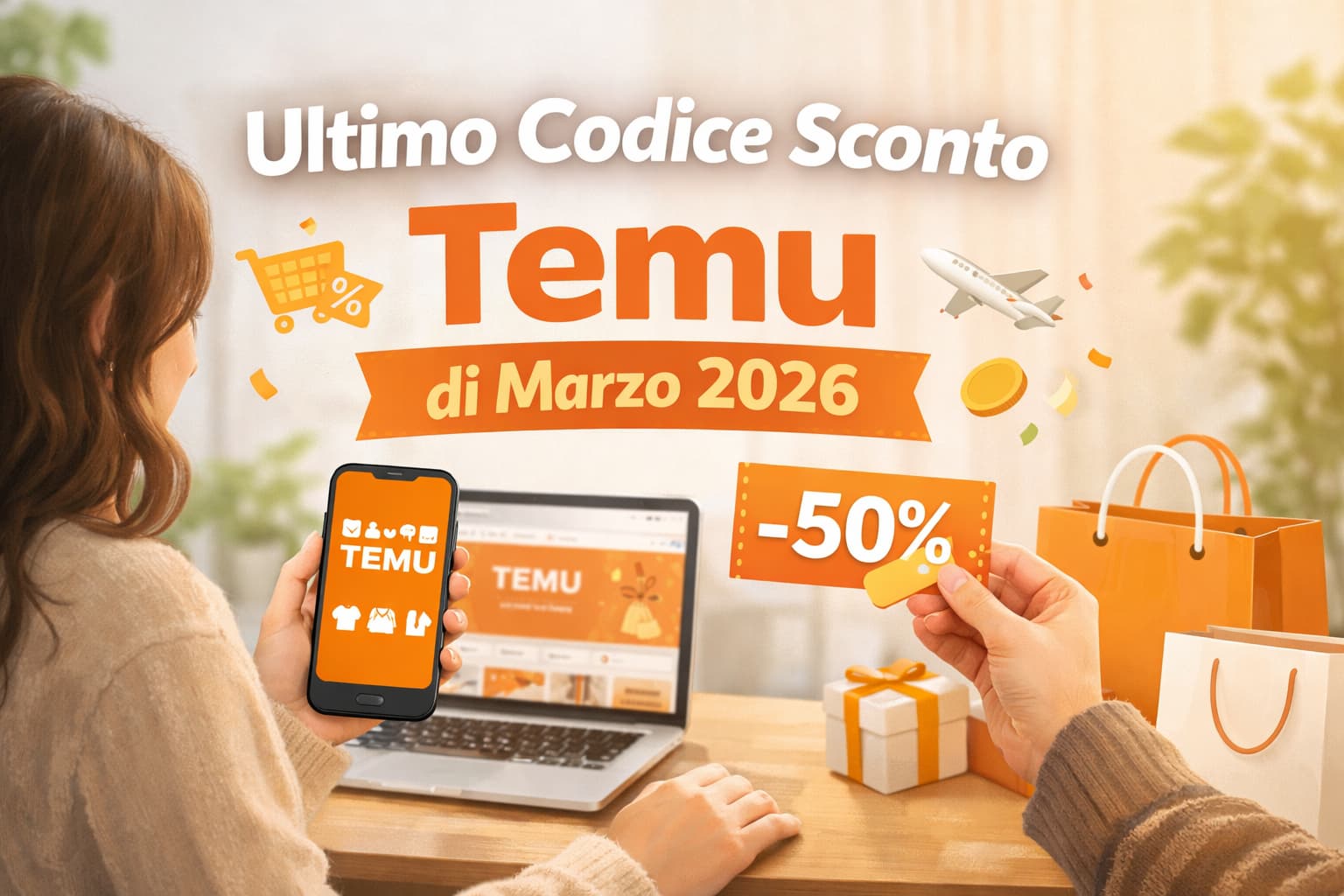 Ultimo codice sconto Temu di marzo 2026 aggiornato